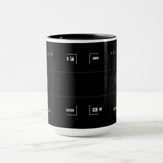 Camera View Finder Café Mug (Centre)