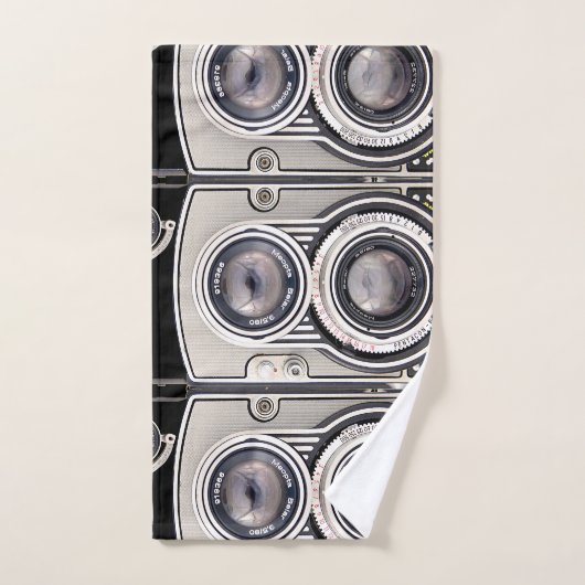 caméra vintage  (Serviette à main)