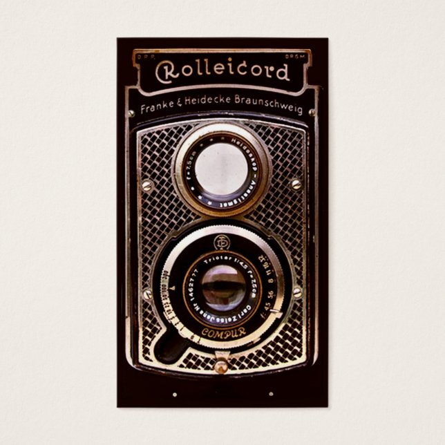 caméra vintage rolleicord art déco (Devant)