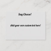  camera visitekaartje (Achterkant)