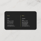  camera visitekaartje (Achterkant)