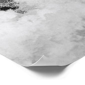  camera voor zwarte en witte fotografie in sneeuw poster (Hoek)