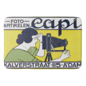 Camera Vrouw, Fotograaf, Van Caspel Badmat (Voorkant)