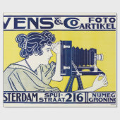 Camera Vrouw, Fotograaf, Van Caspel Cadeaupapier (Vlak)