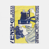 Camera Vrouw, Fotograaf, Van Caspel Fleece Deken (Voorkant)