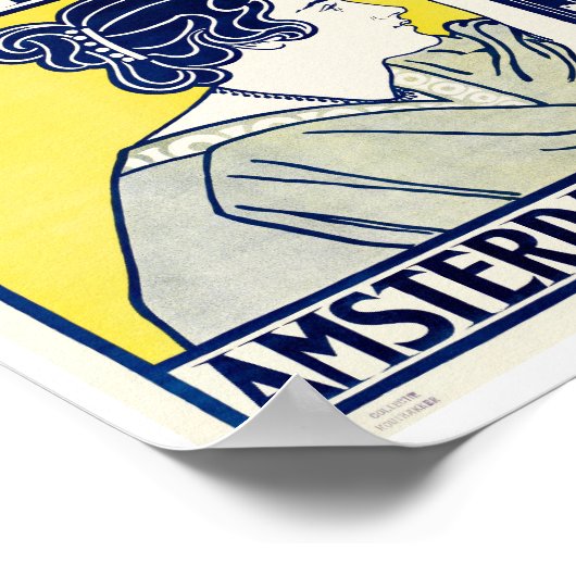 Camera Vrouw, Fotograaf, Van Caspel Poster (Hoek)