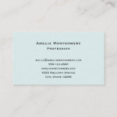 Camera with Flowers Retro Pastel Image Visitekaartje (Achterkant)