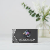 cameralens | fotografe | artiest visitekaartje (Staand voorkant)