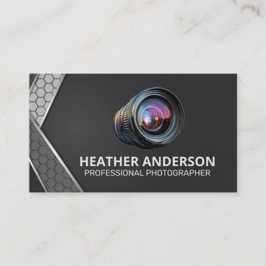 cameralens | fotografe | artiest visitekaartje (Voorkant)