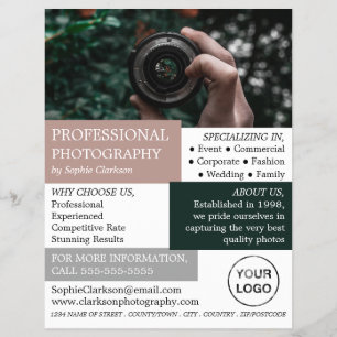 Cameralens, fotografie, fotograaf hire flyer
