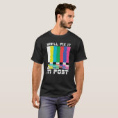 Cameraman Camera Videoographer werk dat we zullen  T-shirt (Voorkant volledig)