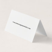 Cameraman op Studio Set Visitekaartjes (Achterkant)