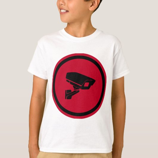 Cameraman symbool t-shirt (Voorkant)