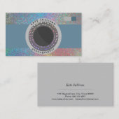 cameraontwerp FAUX regenboogglitter · Visitekaartje (Voorkant / Achterkant)