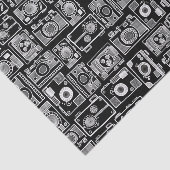 Camera's ( achtergrondkleur) tissuepapier (Detail)