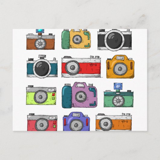  camera's briefkaart (Voorkant)