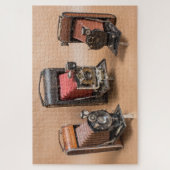  camera's Jigzaag Puzzle Legpuzzel (Verticaal)