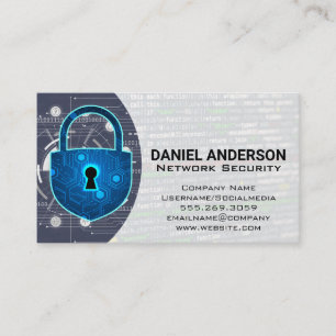 Cameras Logo Cyber Security Schild Visitekaartje