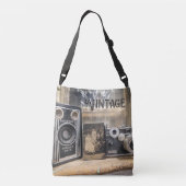  camera's met  print crossbody tas (Achterkant)
