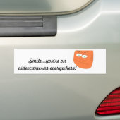Camera's Overal Bumpersticker (Op auto)