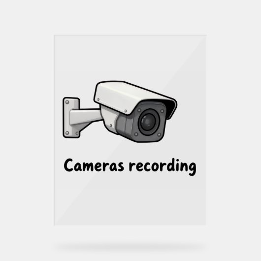 cameras recording (Recto)