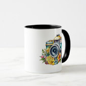   camera's | Retro AI Art Mok (Voorkant rechts)