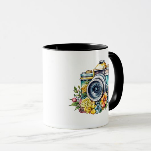 camera's | Retro AI Art Mok (Voorkant rechts)
