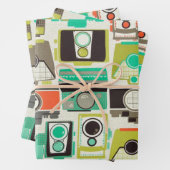 Camera's Retro Inpakpapier Vel (In situ)