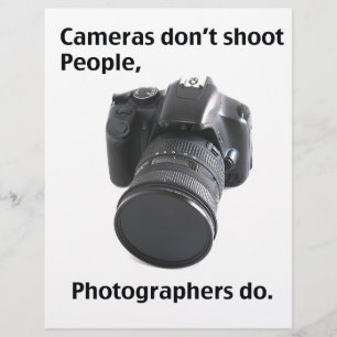 Camera's schieten geen mensen neer