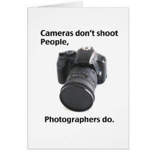 Camera's schieten geen mensen neer