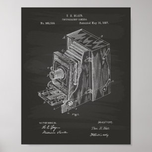 Cameratoestellen 1887 Kunstwerk voor patenten - Ch Poster