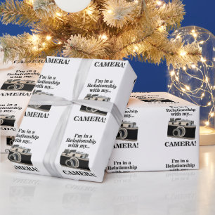 Cameraverjaardag Funny Fotograaf Verjaardag Cadeaupapier