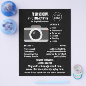 Camerictogram, fotograaf, fotografische hire flyer (Enkel)