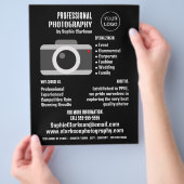 Camerictogram, fotograaf, fotografische hire flyer (Hand)