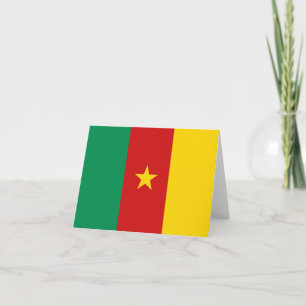 Cameroense vlag Notitiekaart