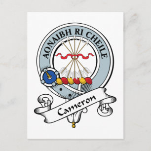 Cameron Clan Badge Briefkaart