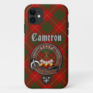 Cameron Clan Badge & Tartan Telefoon Case