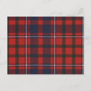 Caméron de carte postale de Lochiel Tartan Imprime