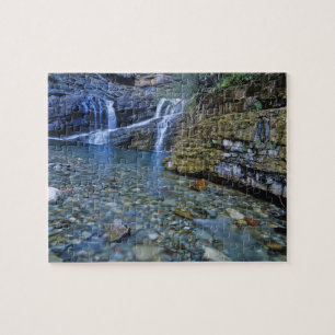Cameron Falls in Waterton Lakes Nationaal Park in Legpuzzel