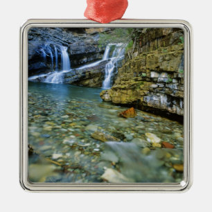Cameron Falls in Waterton Lakes National Park in Metalen Ornament