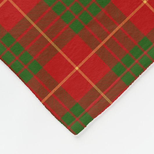 Cameron Family Tartan Patroon Fleece Deken (Hoek)