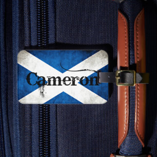 cameron grunge vlag bagagelabel