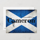 cameron grunge vlag briefkaart (Voorkant / Achterkant)