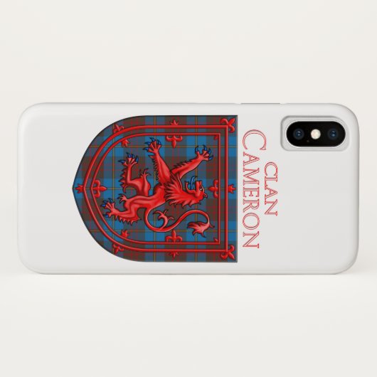 Cameron Hunting Tartan Scottish Plaid Case-Mate iPhone Case (Achterkant (horizontaal))