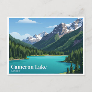 Cameron Lake Waterton Park Canada Briefkaart