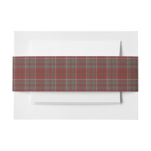 Cameron Lochiel Scottish Tartan Uitnodigingen Wikkel