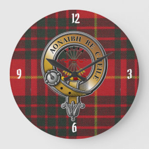 Cameron Tartan & Badge Grote Klok