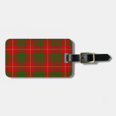Cameron Tartan Pattern Bagagelabel (Voorkant horizontaal)