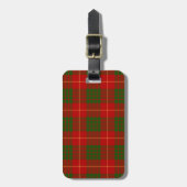 Cameron Tartan Pattern Bagagelabel (Voorkant verticaal)