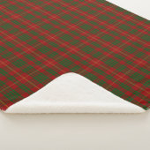 Cameron Tartan Plaid Sherpa Fleece Blanche (3/4)